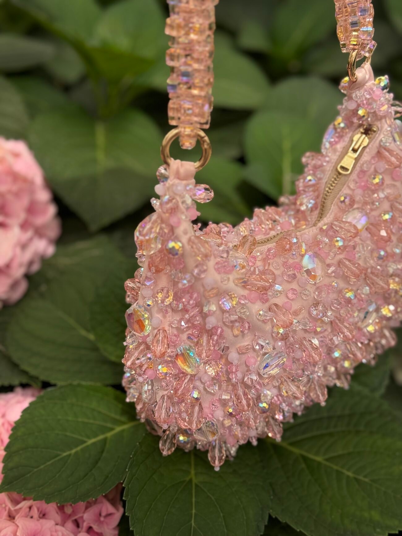 Pink Crystals-Embellished Mini Bag - Image 2
